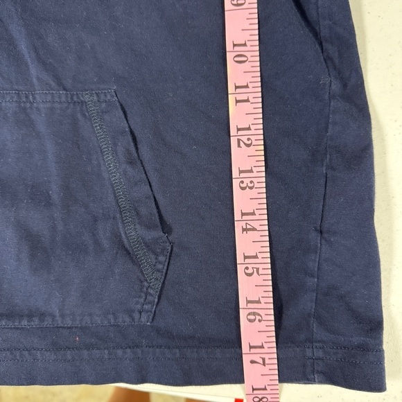 Psycho Bunny Navy Long Sleeve Button Packet Hoodie - Picture 11 of 14